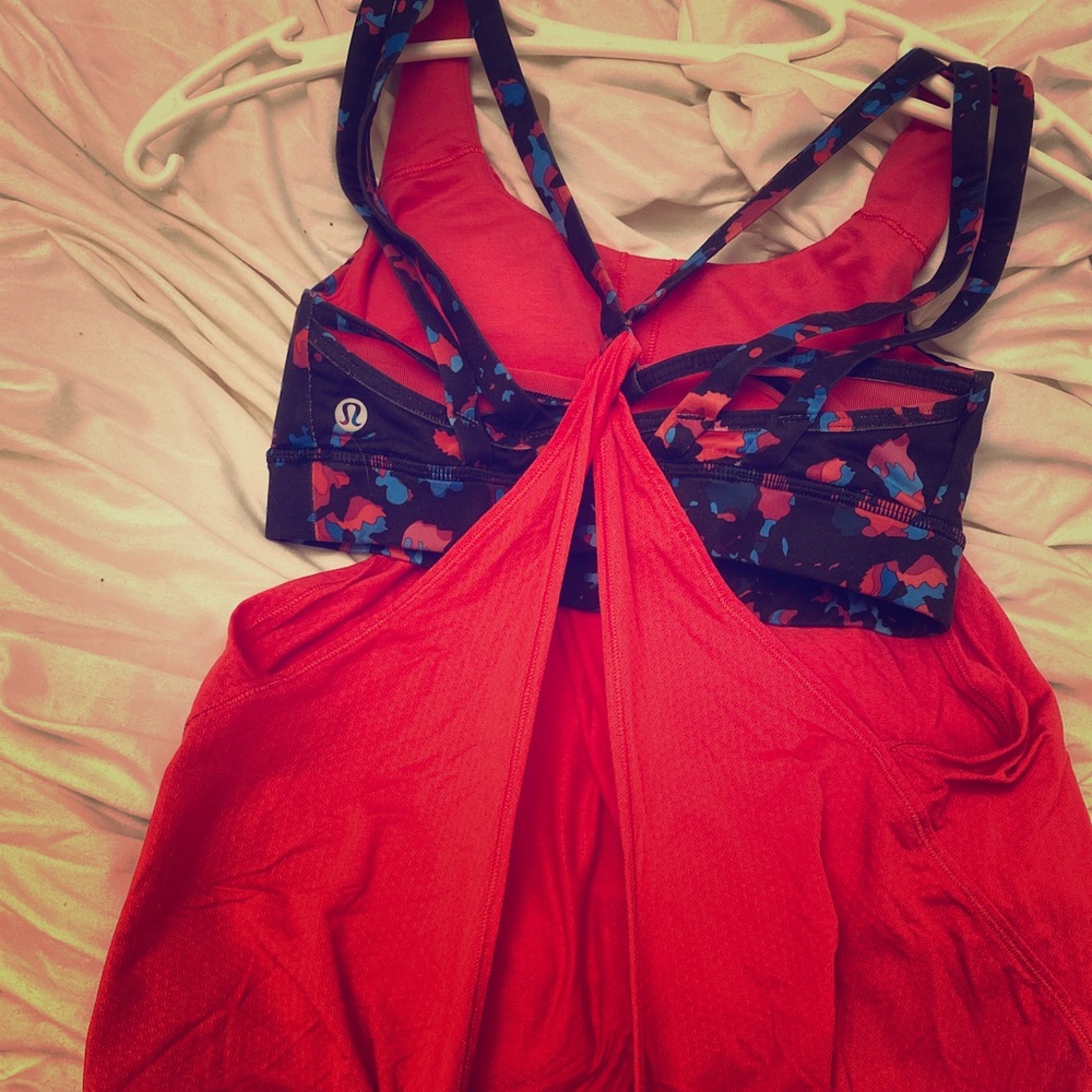 Hot Pink Lululemon Bra Top